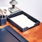 Dacasso Navy Blue Bonded Leather Letter Tray AG-5001 - alternate 3